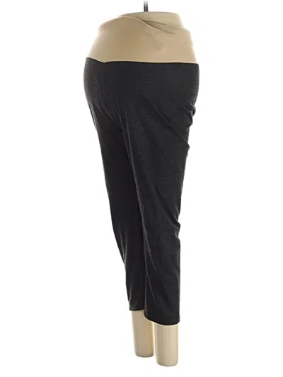 Pre-owned Motherhood Active Pants In Gray