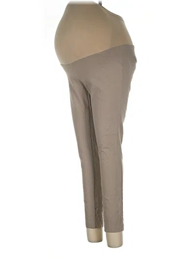 Pre-owned Motherhood Active Pants In Tan