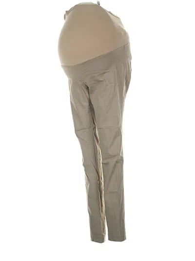 Pre-owned Motherhood Active Pants In Tan