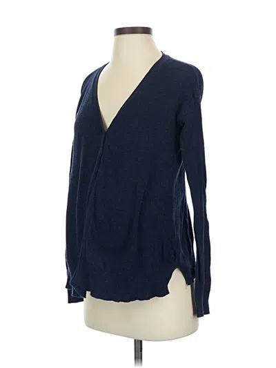 Pre-owned Motherhood Cardigan Sweater In Blue