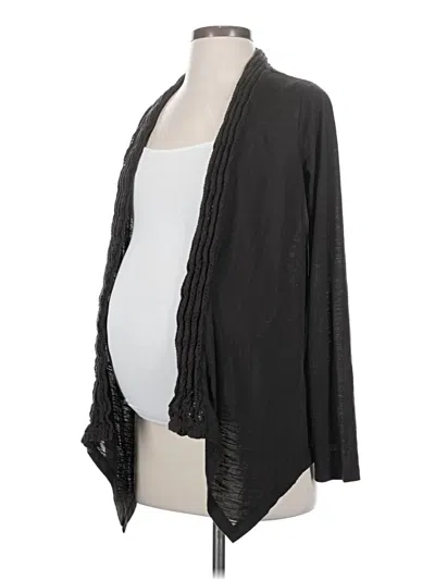 Pre-owned Motherhood Cardigan Sweater In Brown