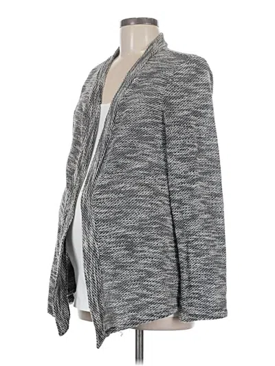 Pre-owned Motherhood Cardigan Sweater In Gray