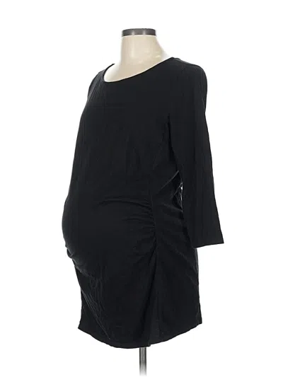 Pre-owned Motherhood Casual Dress In Black