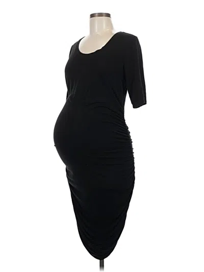 Pre-owned Motherhood Casual Dress In Black