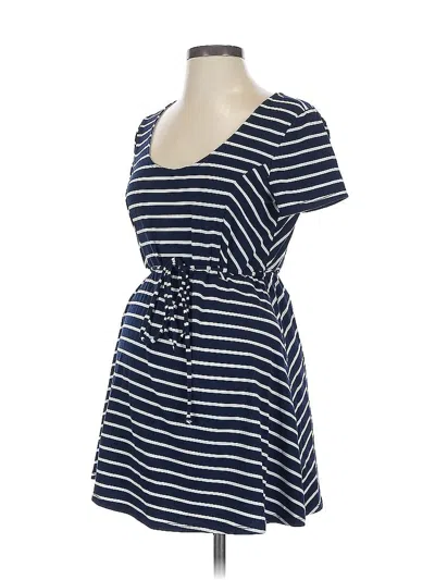Pre-owned Motherhood Casual Dress In Blue