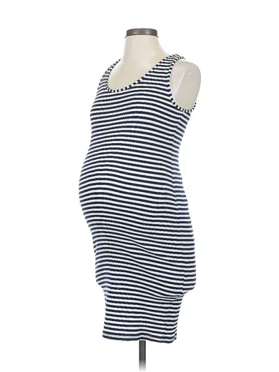 Pre-owned Motherhood Casual Dress In Blue