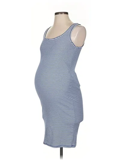 Pre-owned Motherhood Casual Dress In Blue