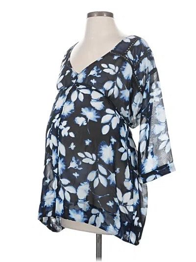 Pre-owned Motherhood Casual Dress In Blue