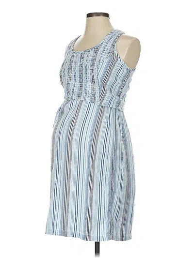 Pre-owned Motherhood Casual Dress In Blue