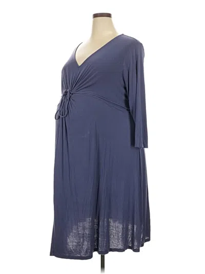 Pre-owned Motherhood Casual Dress In Blue