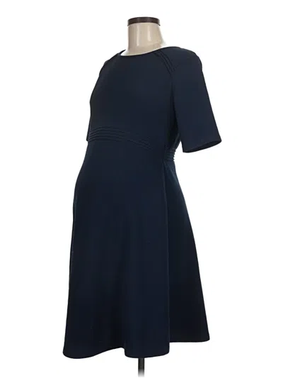 Pre-owned Motherhood Casual Dress In Blue
