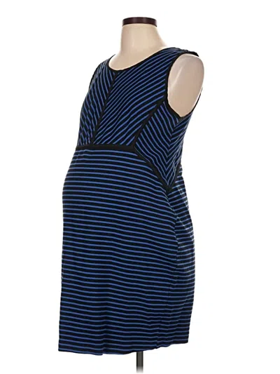 Pre-owned Motherhood Casual Dress In Blue