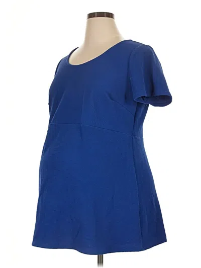 Pre-owned Motherhood Casual Dress In Blue