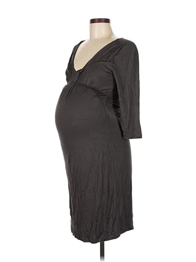 Pre-owned Motherhood Casual Dress In Gray