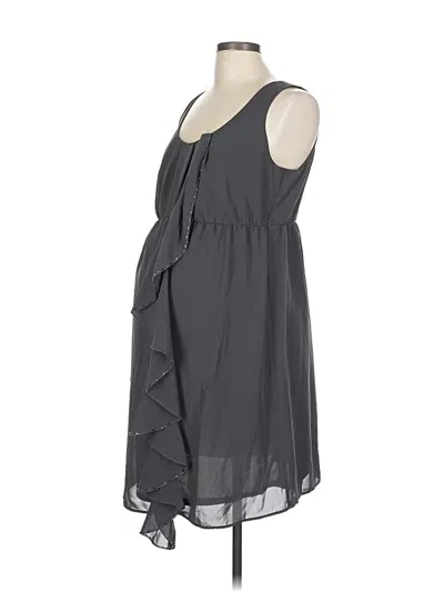 Pre-owned Motherhood Casual Dress In Gray