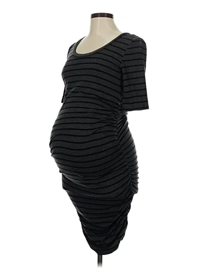 Pre-owned Motherhood Casual Dress In Gray