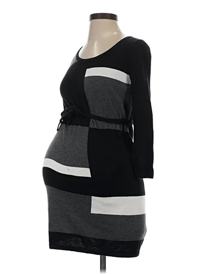 Pre-owned Motherhood Casual Dress In Gray
