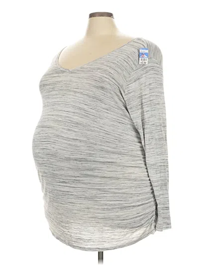 Pre-owned Motherhood Casual Dress In Gray