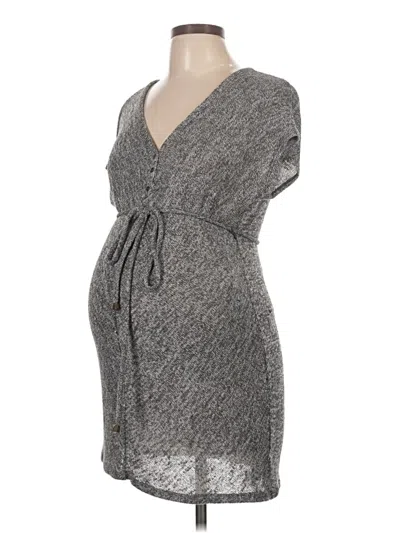 Pre-owned Motherhood Casual Dress In Gray