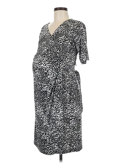 Pre-owned Motherhood Casual Dress In Gray