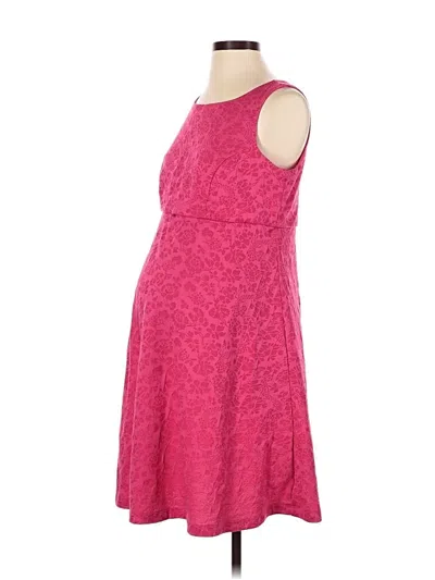 Pre-owned Motherhood Casual Dress In Pink