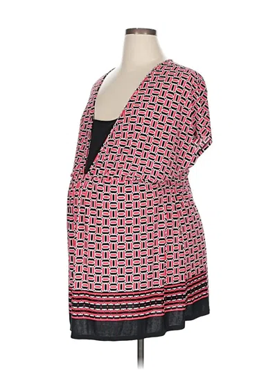 Pre-owned Motherhood Casual Dress In Red