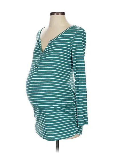 Pre-owned Motherhood Casual Dress In Teal