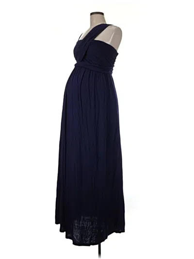 Pre-owned Motherhood Cocktail Dress In Blue