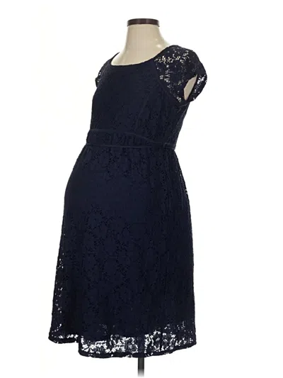 Pre-owned Motherhood Cocktail Dress In Blue