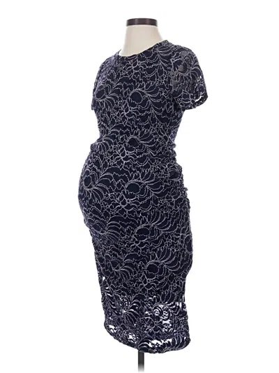 Pre-owned Motherhood Cocktail Dress In Blue