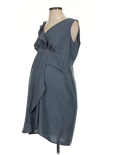 Pre-owned Motherhood Cocktail Dress In Gray