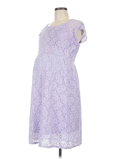 Pre-owned Motherhood Cocktail Dress In Purple