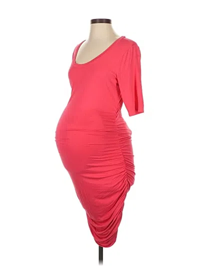 Pre-owned Motherhood Cocktail Dress In Red