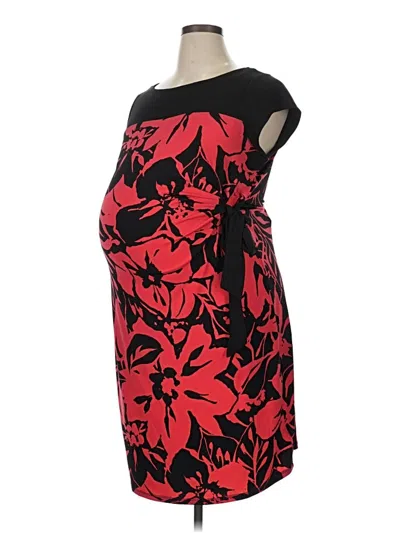 Pre-owned Motherhood Cocktail Dress In Red