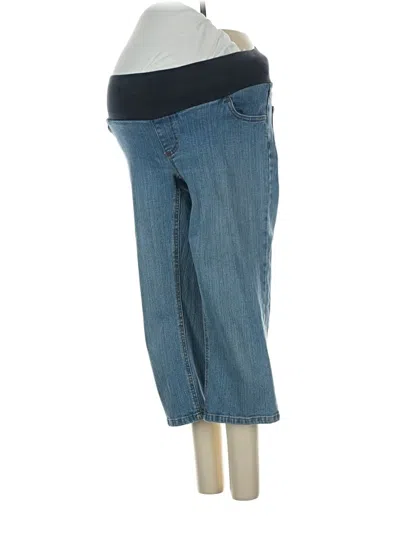 Pre-owned Motherhood Jeans In Blue