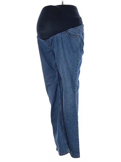 Pre-owned Motherhood Jeans In Blue