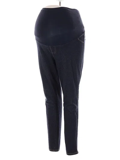 Pre-owned Motherhood Jeggings In Blue