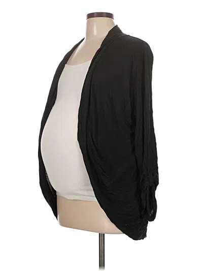Pre-owned Motherhood Kimono In Black