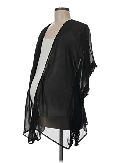 Pre-owned Motherhood Kimono In Black