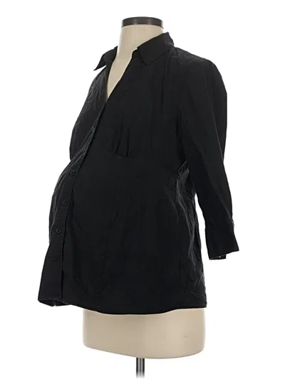 Pre-owned Motherhood Kimono In Black
