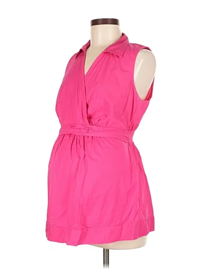 Pre-owned Motherhood Kimono In Pink