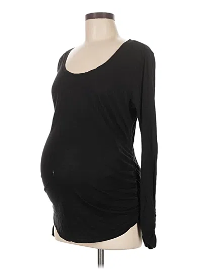 Pre-owned Motherhood Long Sleeve T-shirt In Black