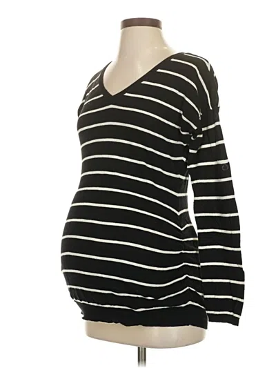 Pre-owned Motherhood Long Sleeve T-shirt In Black