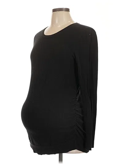 Pre-owned Motherhood Long Sleeve T-shirt In Black