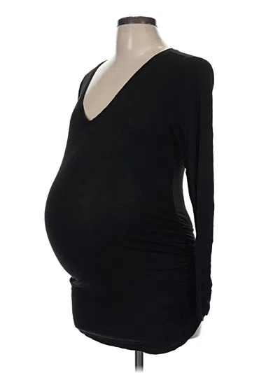 Pre-owned Motherhood Long Sleeve T-shirt In Black