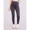 Motherhood Maternity Active Over The Belly Maternity Leggings In Gray