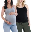 Motherhood Maternity Clip Down Nursing Tank Top Cami In Multi