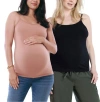 Motherhood Maternity Clip Down Nursing Tank Top Cami In Multi