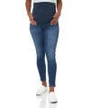 Motherhood Maternity Indigo Blue Secret Fit Over The Belly Stretch Ankle Maternity Jeggings In Blue