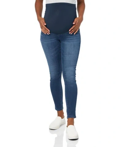 Motherhood Maternity Indigo Blue Secret Fit Over The Belly Stretch Ankle Maternity Jeggings